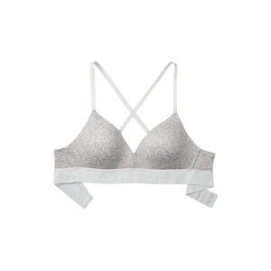 Victoria's Secret PINK 36DD Wear Everywhere Wireless Lightly Lined Bra Grey